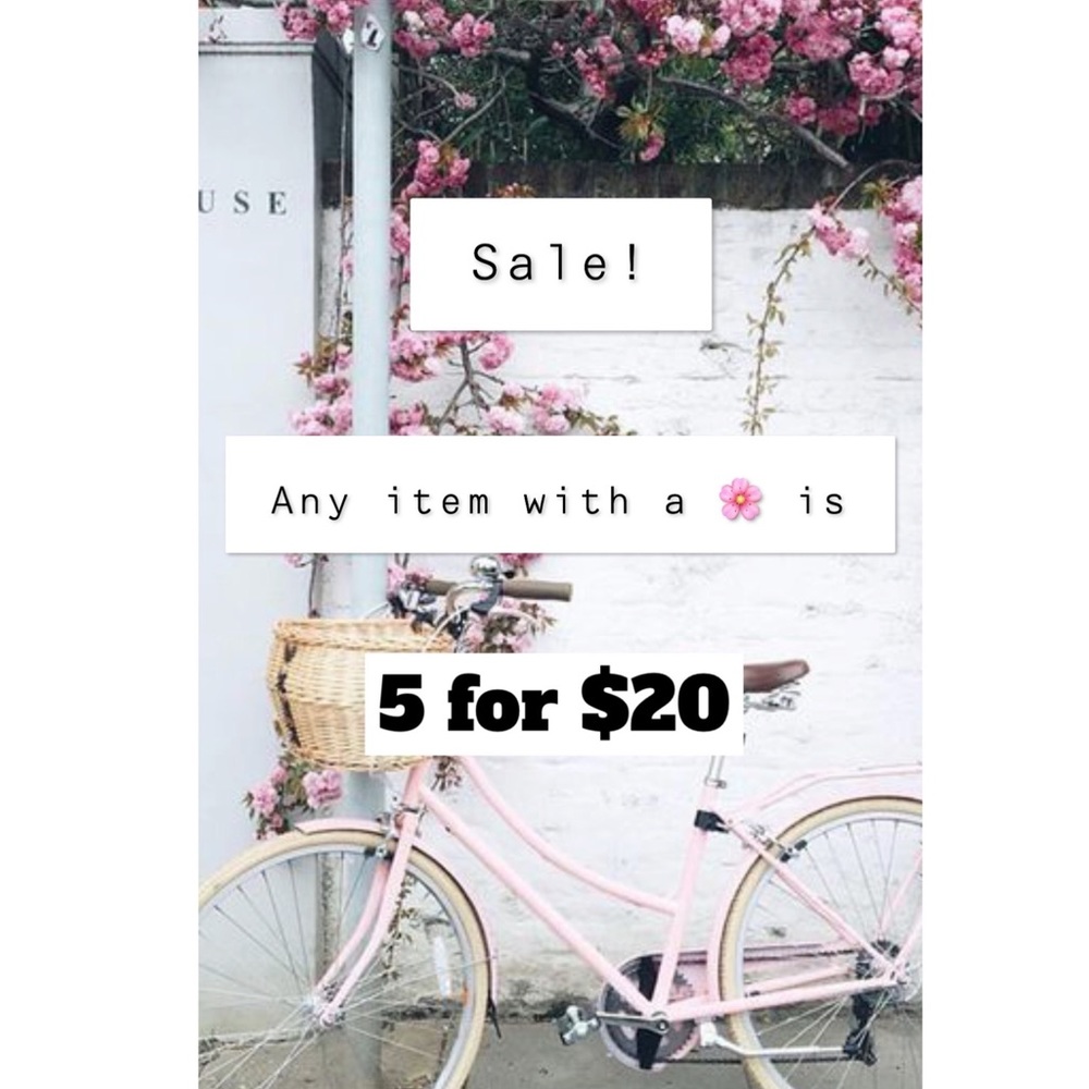 🌸 𝑺𝑨𝑳𝑬 5 𝑭𝑶𝑹 $20 𝑺𝑨𝑳𝑬 🌸 - Picture 1 of 1